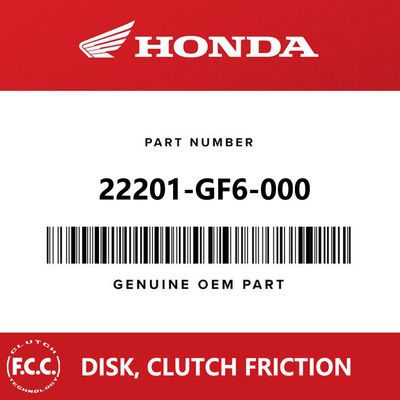 FCC Original Rubber-Cork Material Clutch Plate for Honda TMX 155 TMX 125 ALPHA OEM 22201-GF6-000