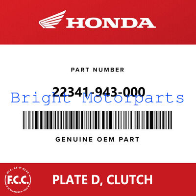 OEM Motorcycle Steel Clutch Plate with Starburst Groove Pattern and Increased Flywheel Effect for Honda CT110 22341-943-000