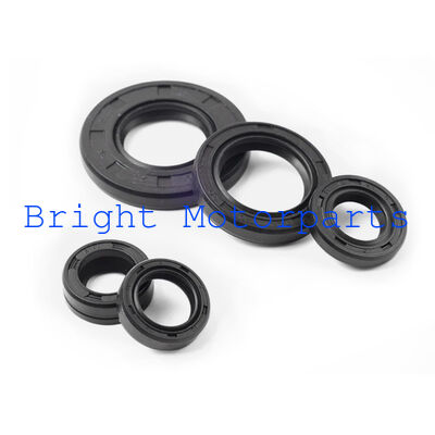 NBR Motorcycle Engine Gear Shaft Oil Seal Set 5Pcs Compatible Yamaha YBR125 5VL Durable TC Material Replacement Parts
